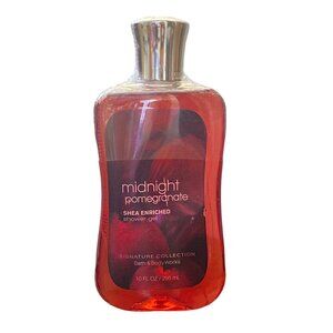 Bath & Body Works Midnight Pomegranate Shea Enriched Shower Gel 10 Fl Oz S